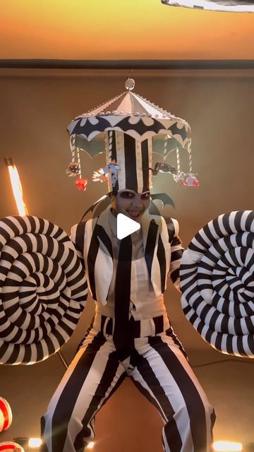 Nostalgic Nebula on Instagram: "Check out this incredible Beetlejuice costume by Melanie M. Rodriguez Rosado (@melmichellerr) 

#beetlejuice #timburton #michaelkeaton #melmicheller" Beetlejuice Costume, Kawaii Crafts, Beetlejuice Beetlejuice, Michael Keaton, Halloween Inspo, Beetlejuice, Tim Burton, Circus, The Incredibles