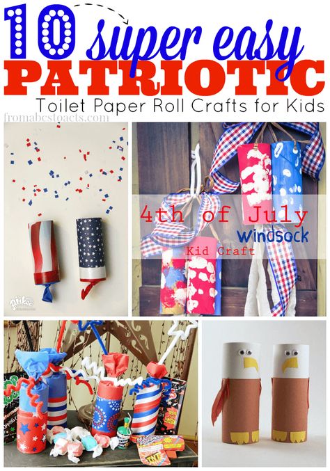 With the 4th of July right around the corner, now is the perfect time to enjoy a little patriotic crafting with your kids! They're going to love these super easy Independence Day inspired toilet paper roll crafts! Paper Roll Crafts For Kids, Fourth Of July Crafts, Paper Roll Crafts Diy, Rocket Craft, Fourth Of July Crafts For Kids, 4th July Crafts, Diy Toilet, Toilet Paper Roll Crafts, Patriotic Crafts