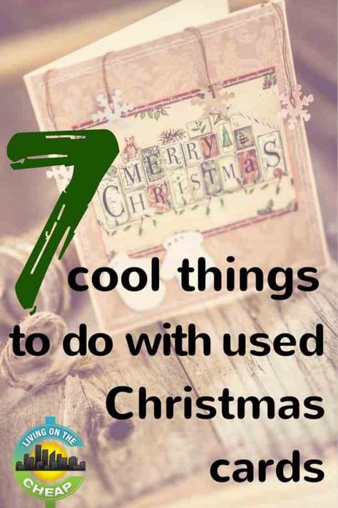 Vintage Postcard Crafts Ideas, Greeting Card Crafts Recycled, Recycled Cards Ideas, Crafts With Cards, Recycling Christmas Cards, All Occasion Cards Handmade, Crafts With Old Christmas Cards, Cards Handmade Ideas Creative, Diy Greeting Cards Ideas