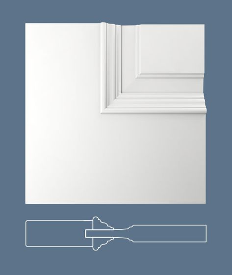 Tru Stile Door | TS2020 | Panel:  D – Double Hip Panel | Sticking:  BM – Bolection Moulding 1 Panel Shaker Interior Door, 2 Panel Shaker Interior Door, Shaker Style Interior Doors, Shaker Interior, Kitchen Shutters, Two Panel Doors, Neoclassical Interior, Cabinet Door Styles, Joinery Details