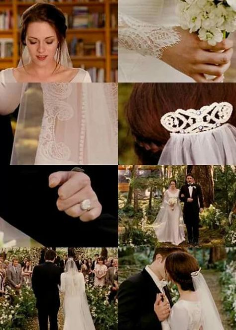 Bella Wedding Dress Twilight, Twilight Wedding Dresses, Breaking Dawn Wedding, Bellas Wedding, Bella Y Edward, Bella Wedding Dress, Twilight Wedding, Twilight Saga Breaking Dawn, Bella Wedding