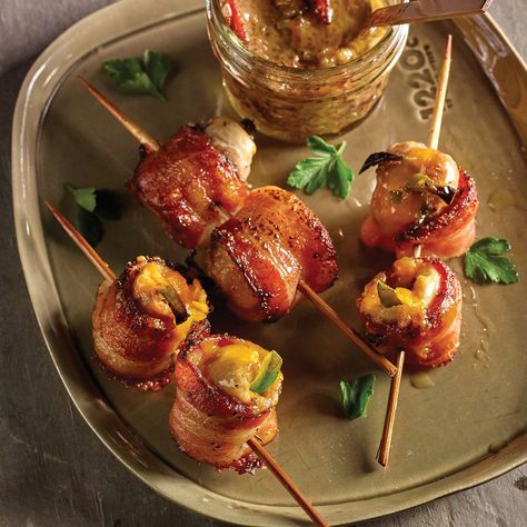 Bacon Wrapped Quail Recipe from H-E-B Quail Breast Recipes, Bacon Wrapped Quail, Grilled Quail, Quail Recipes, Make Bacon, Spicy Guacamole, Deer Recipes, Savory Sides, Art Of Cooking