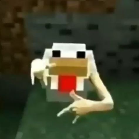 Minecraft Meme, Minecraft, Chicken