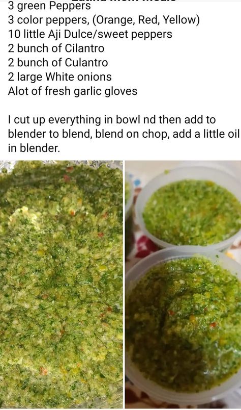 Puerto Rican Food with Recipes | Here is how I make Sofrito | Facebook Sofrito Recipe Puerto Rican, How To Make Sofrito, Puerto Rican Sofrito, Puerto Rican Food, Sofrito Recipe, Latin Recipes, Boricua Recipes, Easy Peasy Recipes, Rican Food