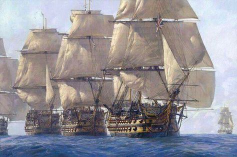 "The Heavyweight Punch" - "sir, the battle line is ready" *thunderstruck starts playing* Marine Artist, Navi A Vela, Bateau Pirate, Old Sailing Ships, Hms Victory, Ship Of The Line, Maritime Art, Marine Art, Sailing Vessel