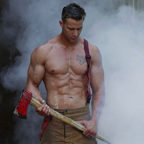 Firefighter Costume, Fog Machine, Attractive Guys, Fire And Ice, Spirit Halloween, Firefighter, Get It, Halloween, The World