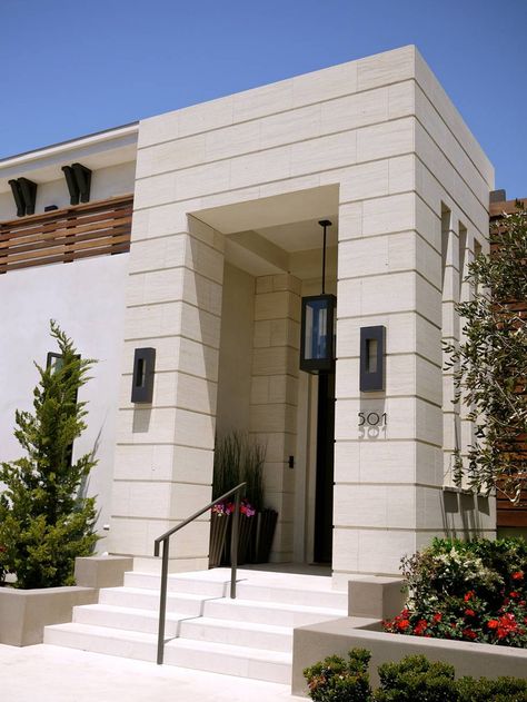 Niwala-limestone with stucco Limestone House Exterior, Exterior Stone Wall Cladding, Limestone Wall Cladding, Limestone Exterior, Stone Cladding Exterior, Limestone Cladding, Limestone House, Exterior Wall Cladding, Stone Wall Design