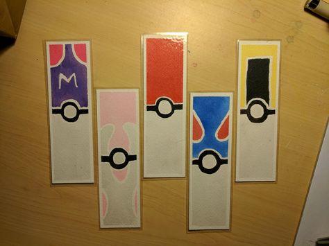 Pokemon Book Mark, Pokemon Bookmarks Diy, Marque Page Pokemon, Pokémon Bookmark, Anime Bookmarks Ideas, Anime Bookmarks, Pokemon Bookmark, Regalos Diy, Artistic Crafts