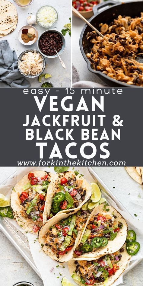 Jack Fruit Tacos Recipes, Jackfruit Taco Meat, Jack Fruit Tacos Vegan, Jackfruit Tacos Recipes, Canned Jackfruit Recipes, Jack Fruit Tacos, Flexitarian Meals, Fruit Taco, Vegan Taco Meat