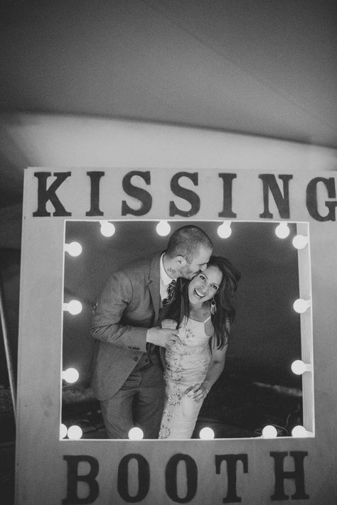 Kissing Booth Wedding, Wedding Kissing Booth, Kissing Booth Photoshoot, Harley Wedding, Dark Circus, Anniversary Decor, Booth Decor, Booth Wedding, Valentines Day Date