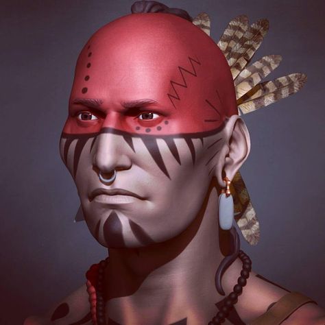 Mohawk Indian Tattoo, Authentic Tattoo, Warrior Paint, Indian Warrior, Woodland Indians, Tattoo Face, Native American Warrior, Native American Images, Mohawks