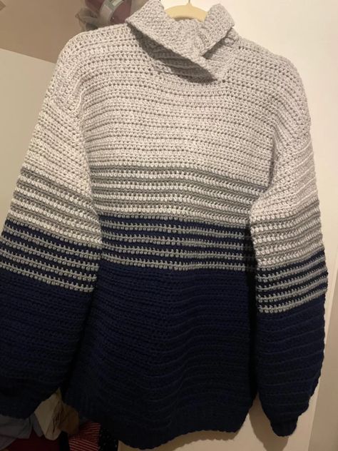 Male Crochet Sweater Pattern, Crochet Mens Pullover Free Pattern, Crochet Sweatshirt For Men, Tunisian Crochet Mens Sweater, Mens Patchwork Crochet Sweater, Color Block Sweater Pattern, Cardigan A Crochet, Hooded Cardigan Pattern, How To Style A Cardigan