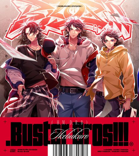 [UPDATED] EVIL LINE RECORDS unveils details on Buster Bros!!!'s new division CD ".Buster Bros!!!"

More details: https://www.handthatfeedshq.com/hypnosis-mic-franchise-new-division-cds/#buster-bros

#声優 #seiyuu #hypmic Buster Bros, Rap Battle, Division, Photo Book, Anime Boy, Anime Guys, Rap, Anime