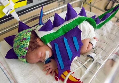 Nicu Costumes, Happy Halloween Quotes Funny, Nicu Halloween, Nicu Crafts, Happy Halloween Quotes, Dino Costume, Halloween Costumes 2016, Halloween Quotes Funny, Preemie Clothes