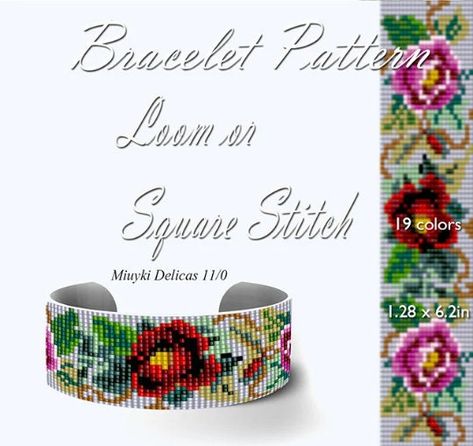 Cuffs Diy, Pattern Bracelet, Loom Jewelry, Bead Loom Pattern, Loom Bracelet Patterns, Loom Bracelet, Native American Beadwork, Loom Pattern, Bead Weaving Patterns