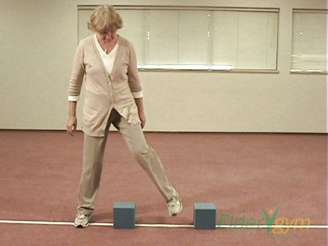 Falls And The Elderly And Seniors – ELDERGYM® Balance Exercises For Seniors, Fall Prevention Exercises, Improve Balance Exercises, Exercises For Seniors, Yoga For Seniors, Step Workout, Daily Exercise Routines, Knee Exercises, Morning Habits