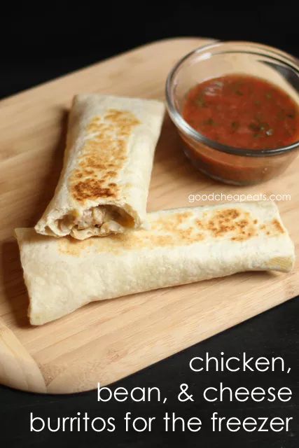 Freezer Prep, Bean Burritos, Freezer Food, Freezer Recipes, Freezer Meal Prep, Freezer Meal, Freezer Cooking, Make Ahead Meals, Cheap Eats