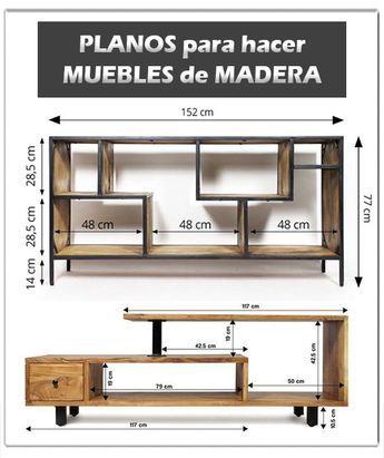 Woods Project Ideas, Muebles Caseros Ideas, Ideas En Madera, Tv Unit Interior Design, Diy Muebles Ideas, Tv Unit Furniture, Tv Room Design, Desain Furnitur Modern, Metal Furniture Design