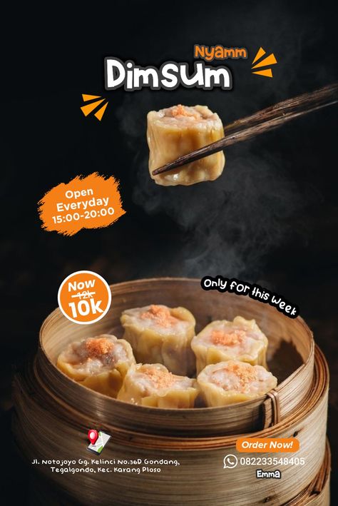 Dimsum Poster Design, Dimsum Branding, Table Template, Food Photoshoot, Food Banner, Cafe Shop Design, Food Logo Design, Menu Book, Food Poster Design