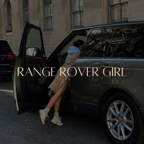 Vision Board Range Rover, Range Rover Woman Aesthetic, Range Rover Vision Board, Range Rover Girl Aesthetic, 2025 Range Rover, Range Rover Sport Aesthetic, Green Luxury Car, Range Rover Aesthetic Girl, Black Range Rover Aesthetic