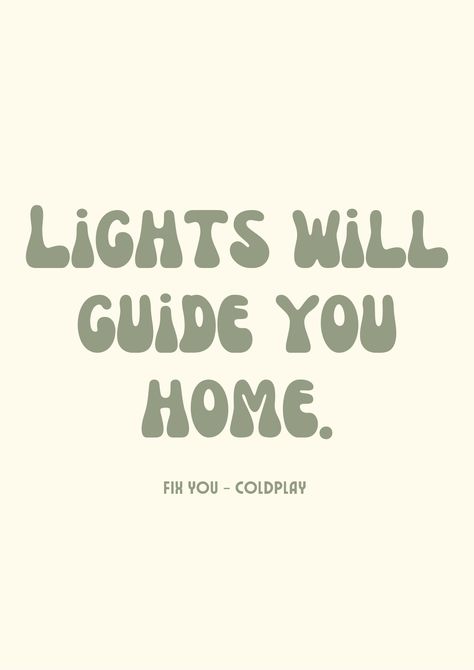 Cold Play Fix You, Coldplay Lyrics Quotes, Coldplay Outfit, Coldplay Quotes, Coldplay Art, Coldplay Poster, Coldplay Wallpaper, Quote Widget, Fix You Coldplay