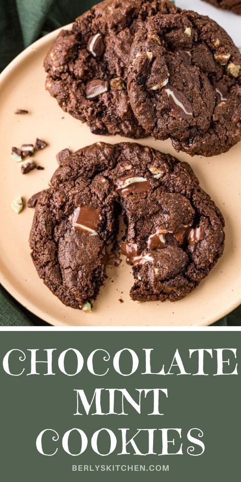 Chocolate Mint Chip Cookies, Mint Cookies Recipe, Andes Mint Chocolate, Andes Mints, Chocolate Mint Cookies, Andes Mint, Easy Budget, Budget Recipes, Mint Cookies