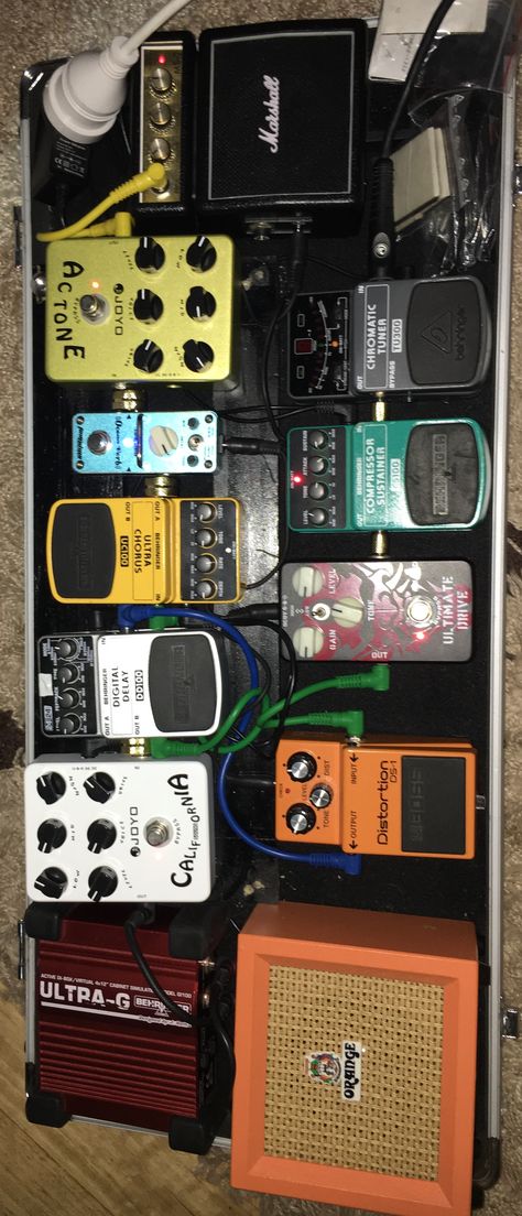 Pedal Board, stereo setup Pedal Board Setup, Pedal Board, Pedal Boards, Guitar Pedal Settings, Pedalboard Setup, Guitar Pedals Boards, Bass Guitar Chords, Guitar Pedal Board, Guitar Pedal Boards