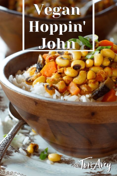 Hoppin John Recipe, Hoppin John, Kosher Recipes, Rosh Hashanah, Meatless Meals, Meat Free, Southern Recipes, Vegan Eating, Vegan Dinners