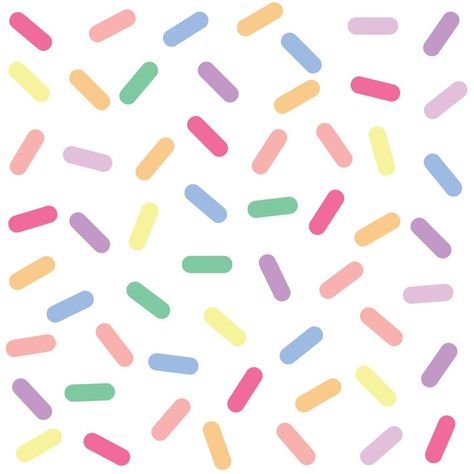 Sprinkle Artwork, Sprinkle Drawing, Sprinkles Drawing, Sprinkles Illustration, Pink Donut Glaze, Sprinkles Background, Sprinkles Art, Cubby Tags, Ice Cream Background