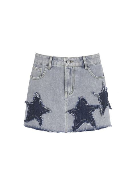 Mini Skirt Winter, Winter Skirt Fashion, Stars Embroidery, Short Jean Skirt, Womens Denim Skirts, Trendy Denim, Black Denim Skirt, Denim Skirt Women, Denim Patterns