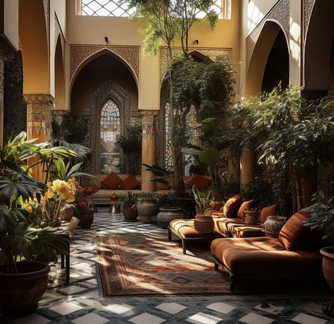 Colonial Interiors, Colonial Interior, Mansions Homes, Luxury Homes Dream Houses, Spanish Colonial, Fantasy Art Landscapes, Islamic Architecture, Fantasy Landscape, Yard Decor