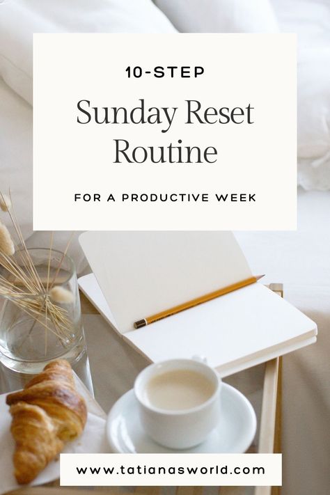 Reset your week with this 10-step Sunday routine that covers everything from meal planning to cleaning, self-care, and organizing. Make Mondays stress-free! Sunday Cleaning Routine, Reset Sunday, Sunday Reset Routine, Reset Routine, Sunday Reset, Decision Fatigue, Sunday Routine, Cleaning Routine, Week Meal Plan