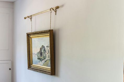 Picture Hanging Rail Collection — Tillys Interiors Picture Rail Bedroom, Picture Hanging Rail, Picture Rail Hanging, Family Photo Gallery Wall, Meeting Room Design, Traditional Eclectic, Art Placement, Wall Railing, Brick Fireplace Makeover