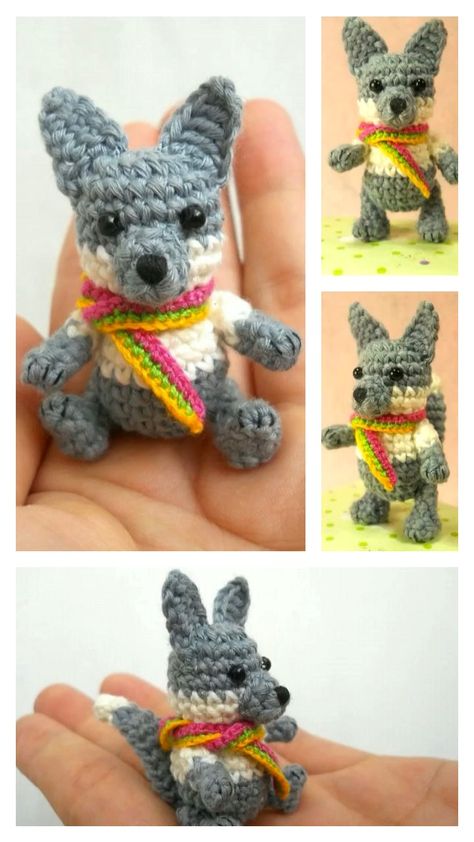 Crochet Wolf Keychain, Mini Wolf Crochet Pattern Free, Crochet Wolf Pattern, Wolf Pattern, Wolf Amigurumi, Wolf Crochet Pattern, Wolf Crochet, Wolf Crochet Pattern Free, Crochet Wolf