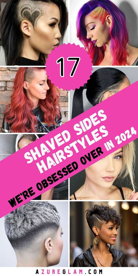 Bold and Beautiful Side Shaved Haircuts Side Shaved Hairstyles, Side Shave Design, Shaved Sides Hairstyles, One Side Shaved Hairstyles, Half Shaved Head Hairstyle, Shaved Haircut, Pixie Cut Shaved Sides, Different Hair Lengths, Half Shaved Head