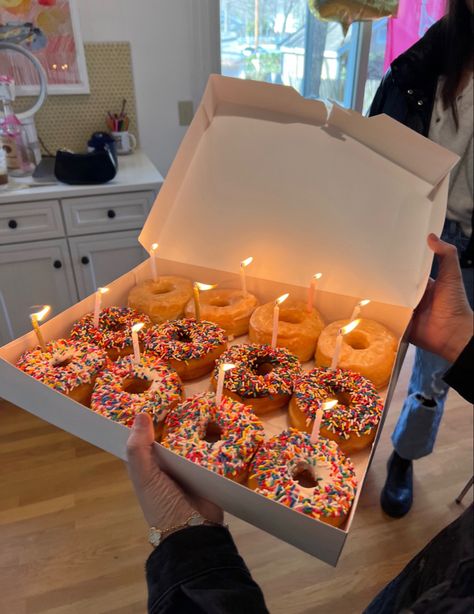 Bday candles Chill Bday Ideas, Chill Birthday Ideas, Bday Candles, 1997 Birthday, Donut Candles, Birthday Haul, Birthday Morning, 17th Birthday Ideas, 21st Bday Ideas