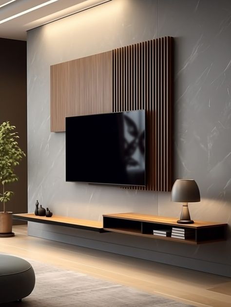 Tv Kastenwanden, Console Decor, Tv Wall Ideas, Ruang Tv, Modern Tv Room, Tv Unit Design Modern, Tv Unit Decor, Tv Cabinet Design, Cabinet Tv