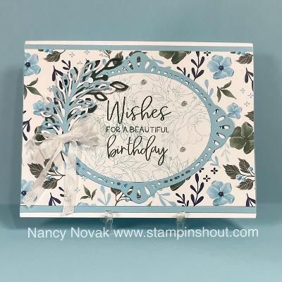 Stampin Up Jackie Bolhuis, Beautiful Birthday Card, Easy Greeting Cards, Designer Paper Cards, Stamp Frame, Dainty Flowers, Beautiful Birthday Cards, 1 November, Jun 2023