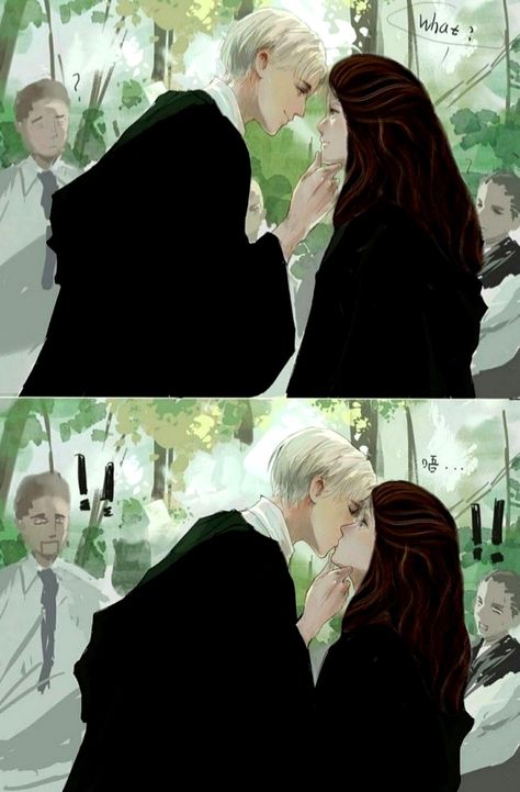 Draco Malfoy Now, Draco Y Hermione, Hermione Granger Fan Art, Drako Malfoy, Draco And Hermione Fanfiction, Draco Malfoy Imagines, Draco Malfoy Fanart, Dramione Fan Art, Drarry Fanart