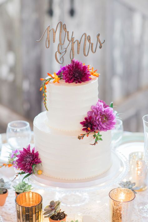 Two Tier Combed Buttercream Cake with Purple Dahlias Wedding Cake Dahlia, Dahlia Cake, Purple Dahlias, Cake Florals, Geometric Wedding Cakes, Cake Backdrops, Ivory Wedding Cake, Purple Dahlia, Square Wedding Cakes