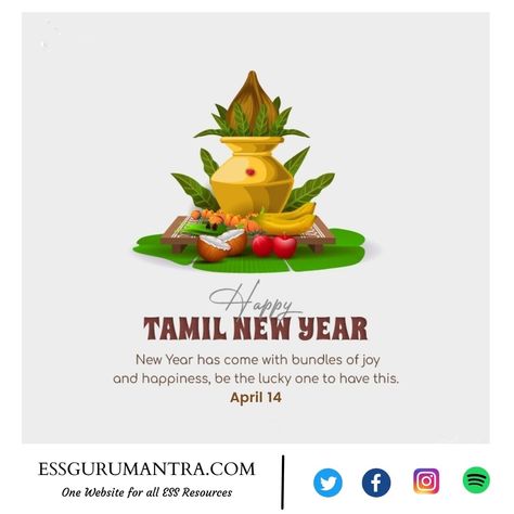 On this Tamil New Year, let us embrace the beauty of new beginnings and leave behind all the negativity of the past. essgurumantra.com wishing you Happy Tamil New Year. #essgurumatra #TamilNewYear #TamilNewYear2023 #tamilpudhandu #tamil #tamilnewyearwishes #Tamil Tamil New Year Greetings, Sinhala Tamil New Year, Sankranthi Wishes, Happy Tamil New Year, New Year Wishes Cards, Tamil New Year, Best Love Pics, New Year Wishes Quotes, Lord Murugan Wallpapers