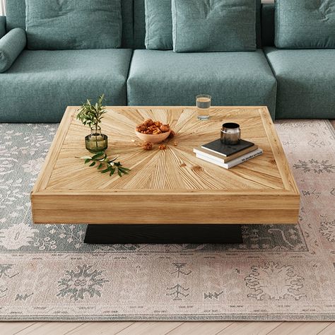 Low Coffee Table Modern, Persian Room, Modern Square Coffee Table, Minimalist Coffee, Minimalist Coffee Table, Natural Living Room, Low Coffee Table, Square Coffee Table, Coffee Table Styling