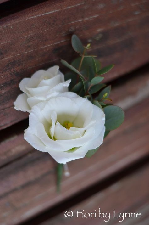 White lisianthus buttonhole White Lisianthus Boutonniere, Lisianthus Buttonhole, Lisianthus Corsage, White Lisianthus Bouquet, Lisianthus Boutonniere, Lisianthus Wedding, Lisianthus Bouquet, White Lisianthus, Bride's Bouquet