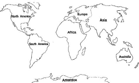 7 Continents Coloring Pages World Map Coloring Page, Free Printable World Map, World Map Template, Blank World Map, World Map Outline, World Map Continents, World Map Printable, Free Printable Calendar Templates, Sistem Solar