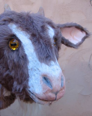 Goat Puppet, A Goat, The Goat, Fur Fabrics, Travel Fun, Puppets, Goats, Drama