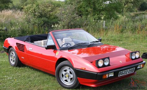 Ferrari Mondial Cabriolet Pop Up Headlights, Ferrari Mondial, Classic Sports Cars, Sports Cars Luxury, Sports Cars, Luxury Cars, Dream Cars, Ferrari