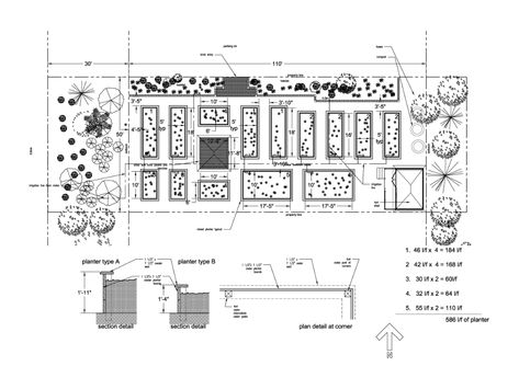 Master plan | Southside Place Community Garden Urban Community Garden, Botanical Garden Floor Plan, Community Garden Plan, Community Garden Architecture, Community Garden Design, Plan Potager, Plot Map, Garden Map, Floor Plan With Dimensions