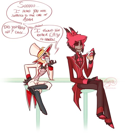 Hazbin Hotel | @Diablokuku on Twitter Hotel Trivago, H Hotel, Monster Hotel, Imagine If, Alastor Hazbin Hotel, Vivziepop Hazbin Hotel, Hotel Art, Hazbin Hotel, Just For Laughs Videos