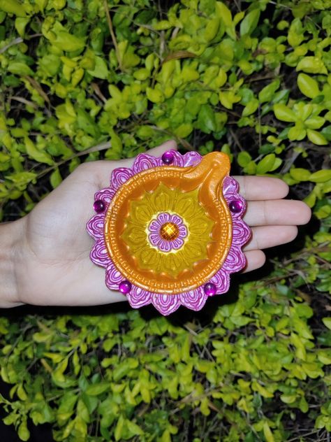 terracotta diya painting for diwali🪔 Painting For Diwali, Diya Paintings, Painted Diya, Diya Designs, Diya Decoration, Diwali Decoration Items, Diwali Diy, Diwali Decoration, Book Art Diy