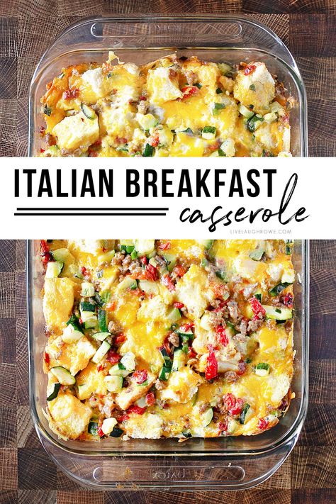 Large Group Breakfast Ideas Brunch Recipes, Brunch Casserole Recipes Make Ahead French Toast Bake, Sweet Italian Sausage Breakfast Recipes, Breakfast Casserole Large Group, Italian Sausage Breakfast Casserole, Special Occasion Recipes Dinner, Italian Breakfast Casserole, Breakfast For A Group Make Ahead, Italian Christmas Breakfast